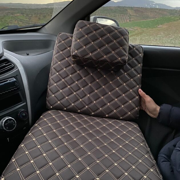 طقم راحة القيادة من الجلد